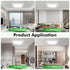 LED Deckenleuchte Quadratisch 48 W Flach Design